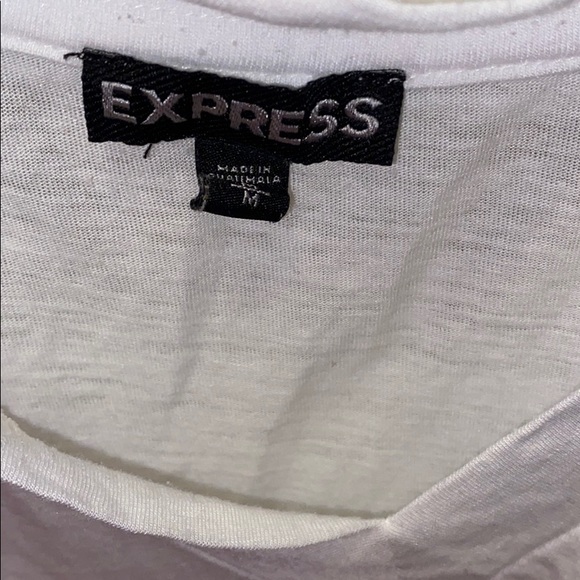 Cold Shoulder White Top - Picture 3 of 4